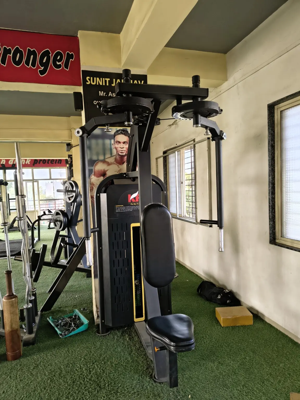 Pec Deck Fly Machine at Kesari Health Club,chest isolation training